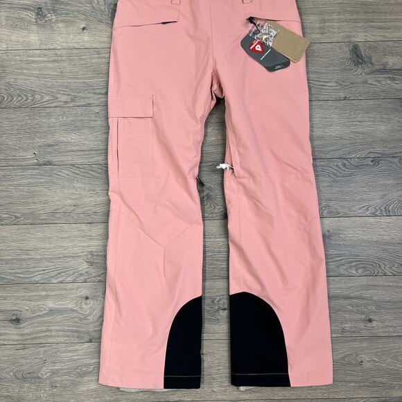 Rossignol Bib Ski Pants Size Medium Womens Cooper Pink Black Snowboarding $275 - Picture 10 of 16